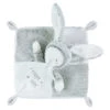 Doudou Plat Lapin En Sherpa Avec Inscriptions Brodées -Bébé Literie Magasin 0PPE5Q GRFO 1 X
