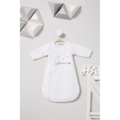 Gigoteuse Manches Longues Amovibles En Popeline TOG 2 -Bébé Literie Magasin 0PTU3G BLAN 4 X