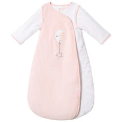 Turbulette à Manches Amovibles Effet Velours Côtelé Pour Bébé Fille