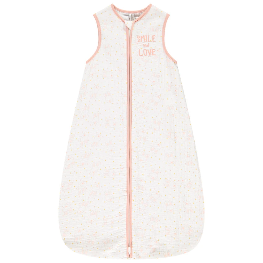 Turbulette Sans Manches Imprimé Lapins Pour Bébé Fille 3 Turbulette Sans Manches Imprimé Lapins Pour Bébé Fille