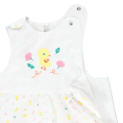 Turbulette Sans Manches Imprimé Poussins Pour Bébé Fille -Bébé Literie Magasin AB007A BLA 3 X