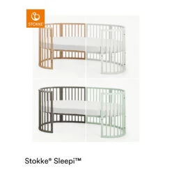 Stokke Kit Extension De Lit Sleepi Junior – Blanc -Bébé Literie Magasin CPMEIS BLAN 3 X