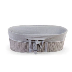 Childhome Habillage Pour Panier Moise - Jersey Gris   -Bébé Literie Magasin PC02WQ SANS 2 X