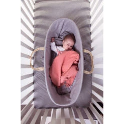 Childhome Habillage Pour Panier Moise - Jersey Gris   -Bébé Literie Magasin PC02WQ SANS 3 X