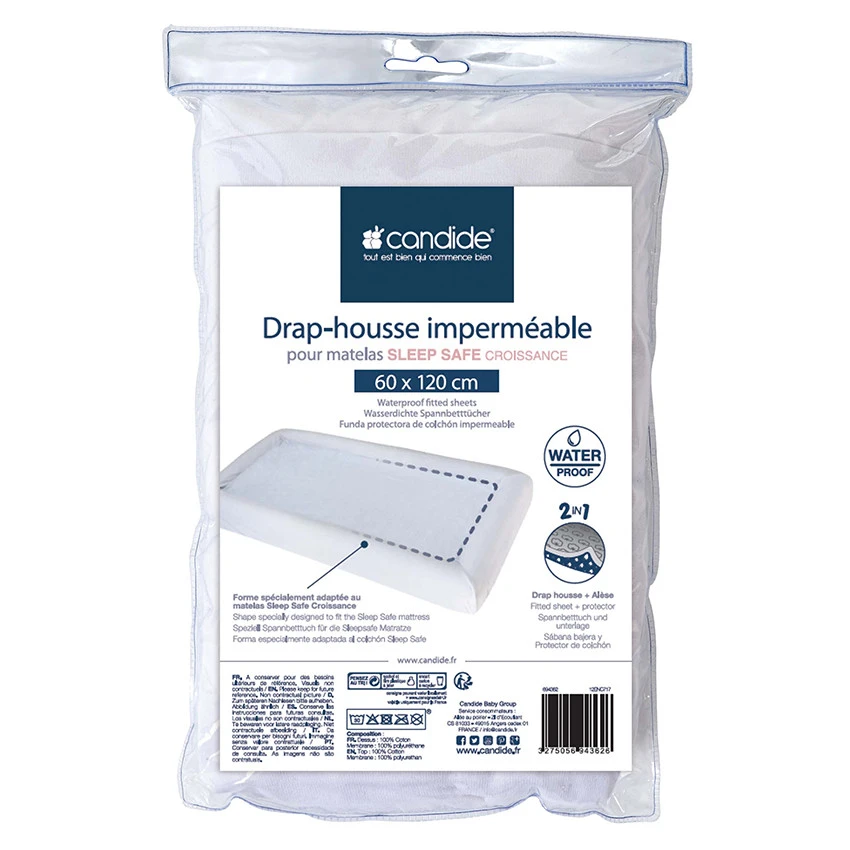 Candide Drap Housse Imperméable Sleep Safe - 70 X 140 Cm 4 Candide Drap Housse Imperméable Sleep Safe - 70 X 140 Cm – Image 2