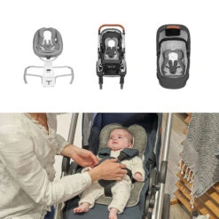 BabyMoov Coussin Morphologique Cosymorpho - Smokey -Bébé Literie Magasin PC033F SANS 5 X