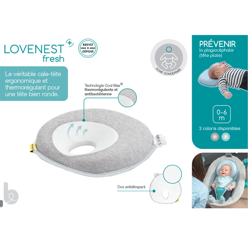 BabyMoov Cale-tête Lovenest+ - Mosaic 4 BabyMoov Cale-tête Lovenest+ - Mosaic – Image 2