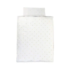 Childhome Housse De Couette + Taie Pois Dorés - 100 X140 Cm
