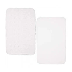CHICCO Lot De 2 Draps Housse Next2Me Stars