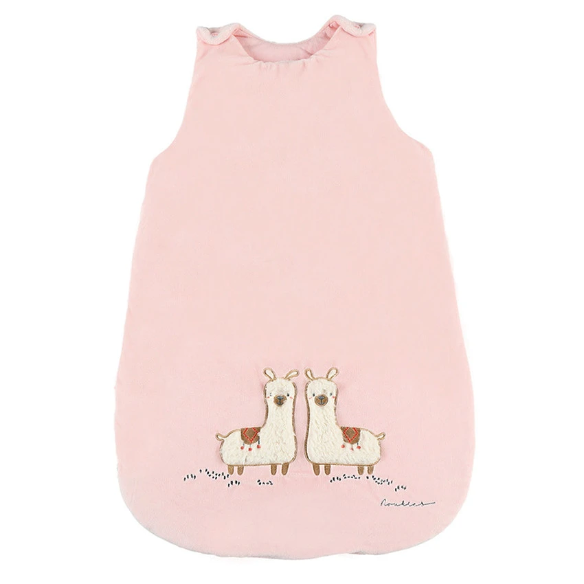 Gigoteuse Veloudoux® 70cm Rose - Moris&Sacha 3 Gigoteuse Veloudoux® 70cm Rose - Moris&Sacha