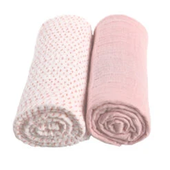 Lot De 2 Draps Housse En Mousseline Bio 70x140cm - Moris&Sacha