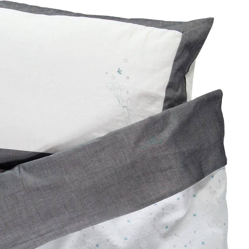 Parure De Lit Avec Housse De Couette Et Taie D'oreiller Le Rêve De Léo 4 Parure De Lit Avec Housse De Couette Et Taie D'oreiller Le Rêve De Léo – Image 2