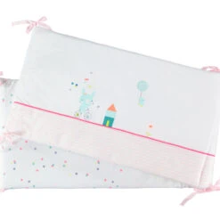 Tour De Lit 3 Pans Happy Days 9 Tour De Lit 3 Pans Happy Days -Bébé Literie Magasin PCHTEU ECR 3 X