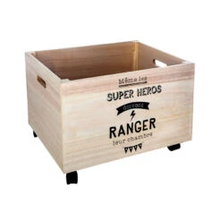 ATMOSPHERA Coffre à Jouet à Roulettes XXL - Garçon