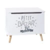 ATMOSPHERA Coffre à Jouet - Bois Et Blanc 1 ATMOSPHERA Coffre à Jouet - Bois Et Blanc -Bébé Literie Magasin PCHUH7 NoColor 1 X