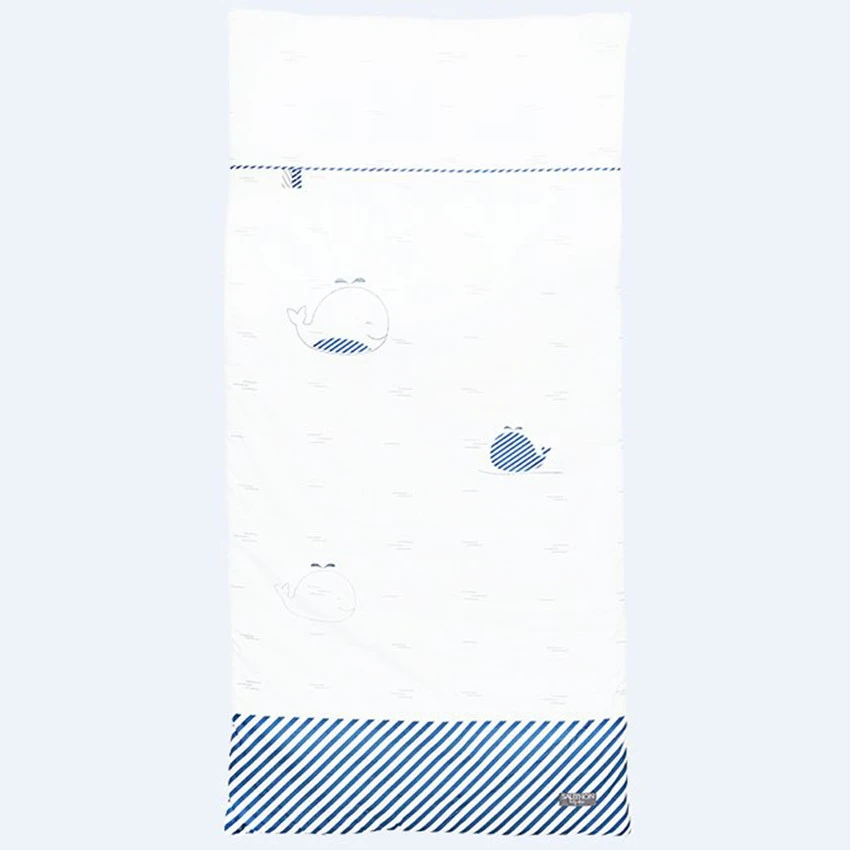 Edredron Blue Baleine - 140x70 Cm 3 Edredron Blue Baleine - 140x70 Cm