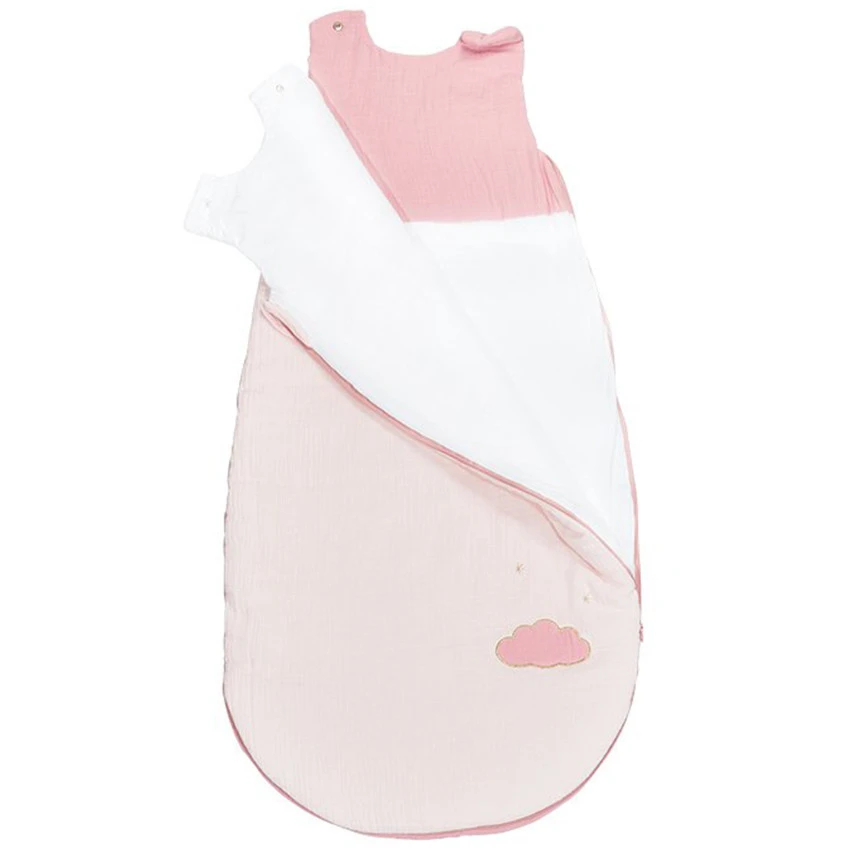 Gigoteuse Ouatinée 6/24 Mois - Lily Poudrée 4 Gigoteuse Ouatinée 6/24 Mois - Lily Poudrée – Image 2
