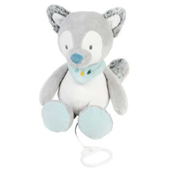 NATTOU Peluche Musicale Tiloo Le Loup - Tim & Tiloo