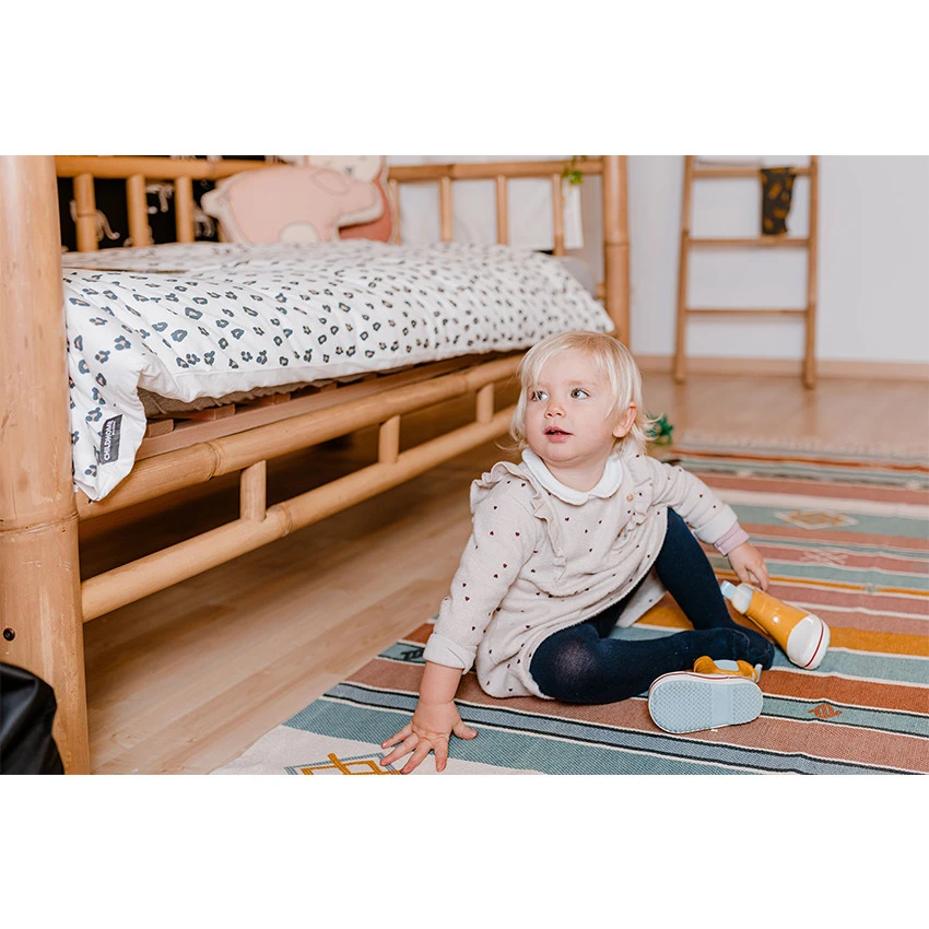 Childhome Housse De Couette + Taie D'oreiller En Jersey 100 X 140 Cm - Léopard 7 Childhome Housse De Couette + Taie D'oreiller En Jersey 100 X 140 Cm - Léopard – Image 5