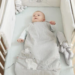 Turbulette En Veloudoux® Gris Clair Anna Et Milo - 70 Cm -Bébé Literie Magasin PCHW5O NoColor 3 X