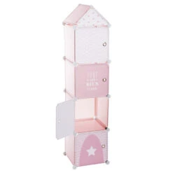 ATMOSPHERA Etagère De Rangement Colonne - Rose
