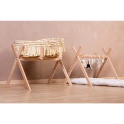 Childhome Support De Couffin 2 En 1 Et Tipi - Naturel 12 Childhome Support De Couffin 2 En 1 Et Tipi - Naturel -Bébé Literie Magasin PCHXBH NoColor 6 X