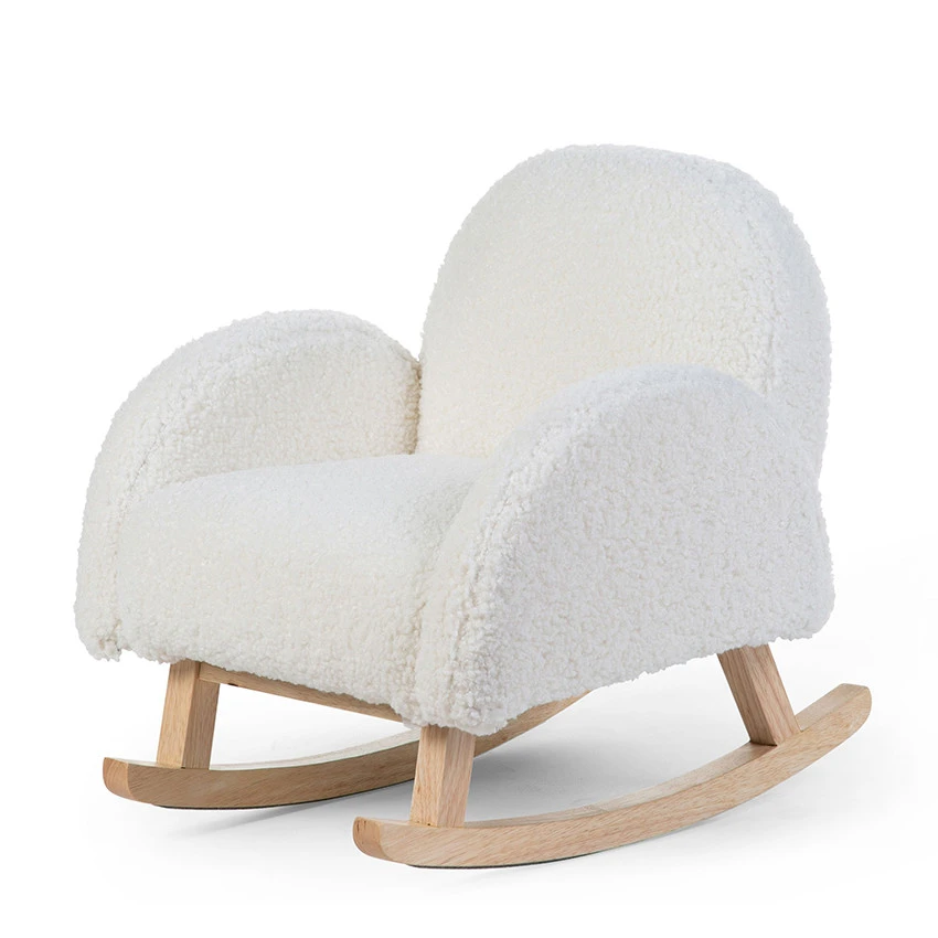 Childhome Fauteuil à Bascule Pour Enfant Teddy - Blanc 3 Childhome Fauteuil à Bascule Pour Enfant Teddy - Blanc