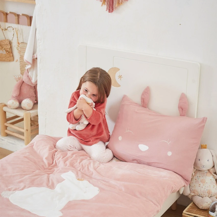 Taie D'oreiller Lina & Joy En Jersey - 60 X 40 Cm 6 Taie D'oreiller Lina & Joy En Jersey - 60 X 40 Cm – Image 4