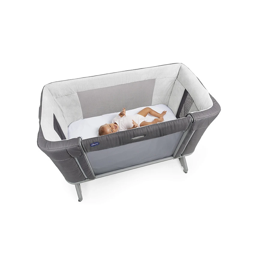 CHICCO Berceau Cododo Next2Me Forever - Moon Grey 4 CHICCO Berceau Cododo Next2Me Forever - Moon Grey – Image 2