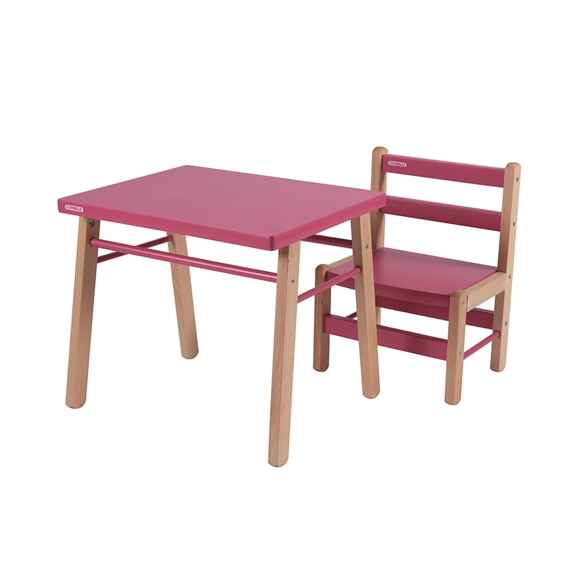 Table Pour Enfant – Hybride Fuschia 4 Table Pour Enfant – Hybride Fuschia – Image 2