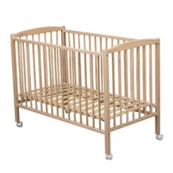 Lit Arthur 70 X 140 Cm – Vernis Naturel -Bébé Literie Magasin PCHY1K NoColor 3 X