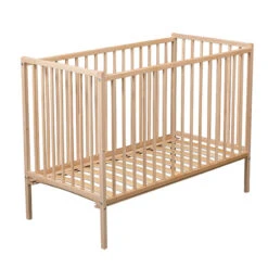 Lit Remi 60 X 120 Cm – Vernis Naturel -Bébé Literie Magasin PCHY9G NoColor 5 X