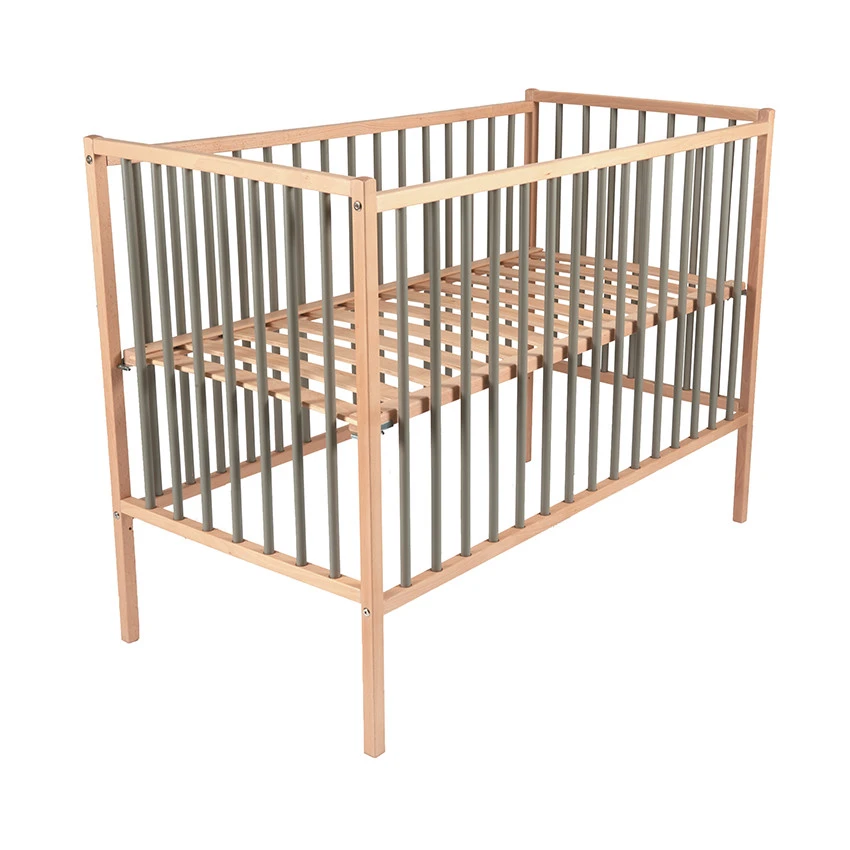 Lit Remi 60 X 120 Cm – Hybride Gris 4 Lit Remi 60 X 120 Cm – Hybride Gris – Image 2