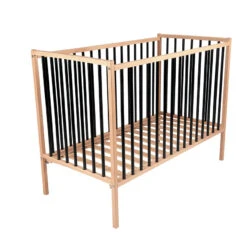 Lit Remi 60 X 120 Cm – Hybride Noir