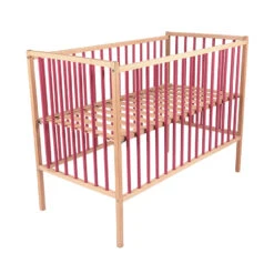 Lit Remi 60 X 120 Cm – Hybride Fuschia -Bébé Literie Magasin PCHY9P NoColor 2 X
