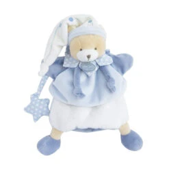 Marionnette Ours Petit Chou - Bleu