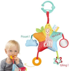 Peluche D'activités étoile à Suspendre - Sophie La Girafe -Bébé Literie Magasin PJPCGV NoColor 2 X