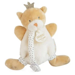 Doudou Attache-sucette Ours Petit Roi