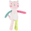 Chat En Peluche à Rayures Et Détails Brodés 2 Chat En Peluche à Rayures Et Détails Brodés -Bébé Literie Magasin PJPLCP ROC 1 X