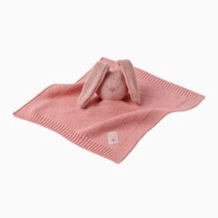 NATTOU Doudou En Tricot Lapin 26cm - Rose