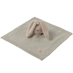 NATTOU Doudou En Tricot Lapin 26 Cm - Beige