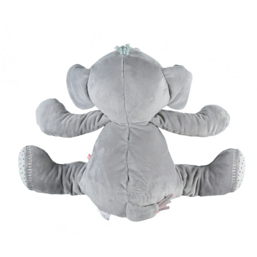 Peluche Moyenne Anna éléphateau - Grise 6 Peluche Moyenne Anna éléphateau - Grise – Image 4