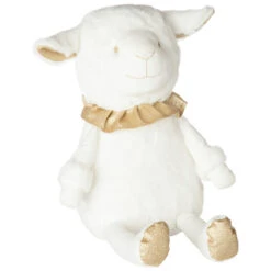 Mouton En Peluche à Détails Dorés Hiver Magique