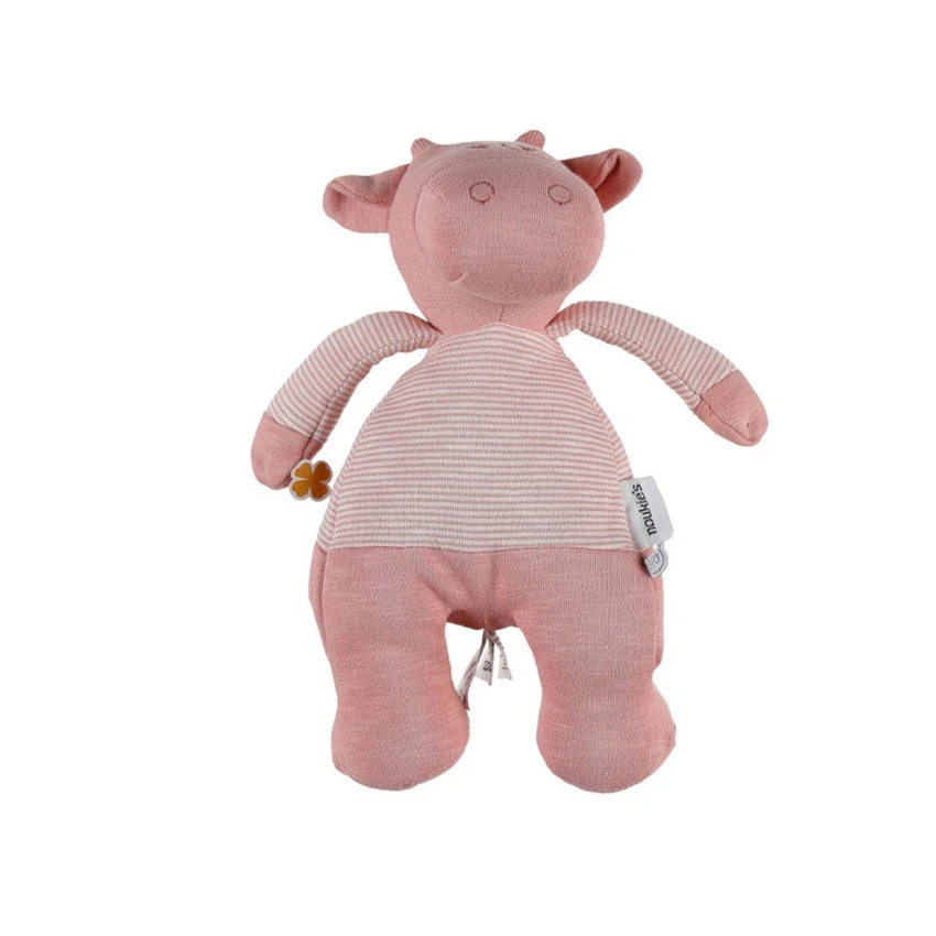 Peluche Lola 25 Cm En Coton - Rose 5 Peluche Lola 25 Cm En Coton - Rose – Image 3