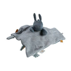 Doudou Plat Paco 100% Coton - Bleu