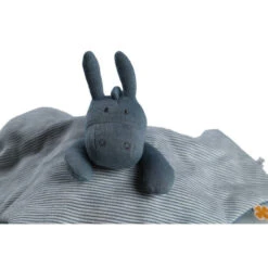 Doudou Plat Paco 100% Coton - Bleu -Bébé Literie Magasin PJPRJN NoColor 4 X