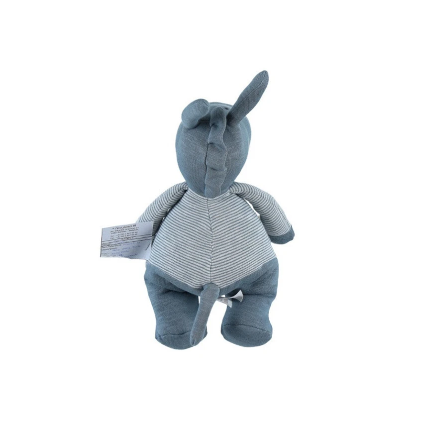 Peluche Paco 25 Cm En Coton - Bleu 4 Peluche Paco 25 Cm En Coton - Bleu – Image 2