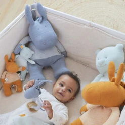 Peluche Moyenne Paco 40 Cm En Coton - Bleu -Bébé Literie Magasin PJPRJR NoColor 3 X