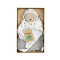 Kaloo Doudou En Coton Ours - Gris -Bébé Literie Magasin PJPRQ0 NoColor 3 X