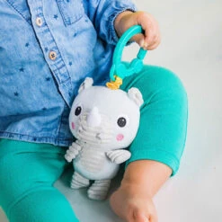 Bright Starts Peluche Nomade Rhino -Bébé Literie Magasin PJPS8R NoColor 3 X